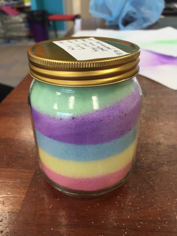 Feelings cake, worry dolls, angry tiles, memory jars & resource pots